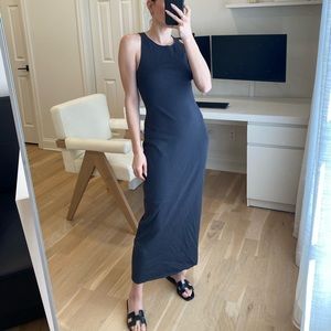 COS Navy Maxi Dress